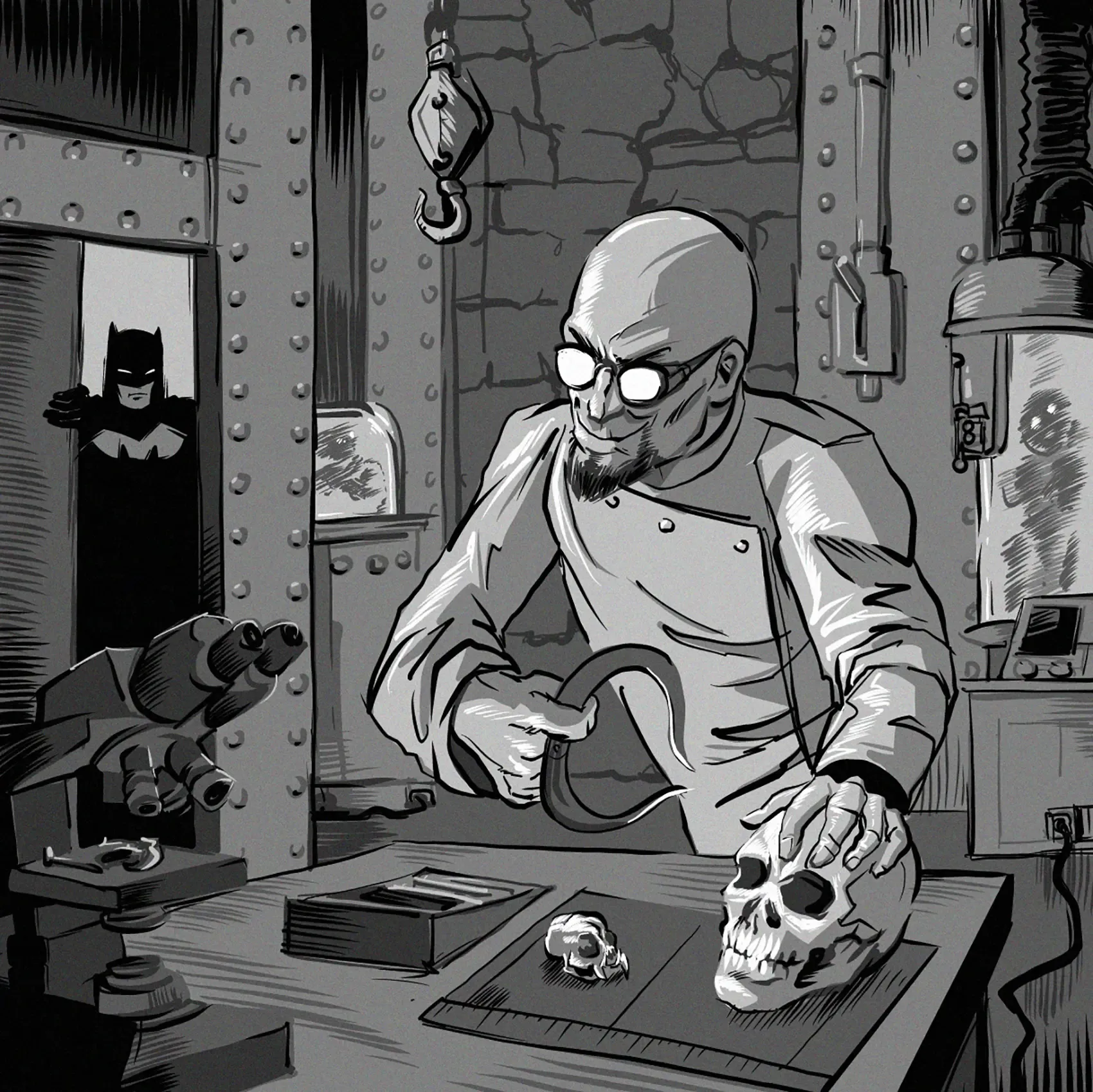 Batman vs. Hugo Strange