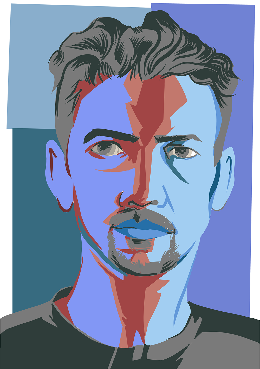 Mark Taggart self portrait